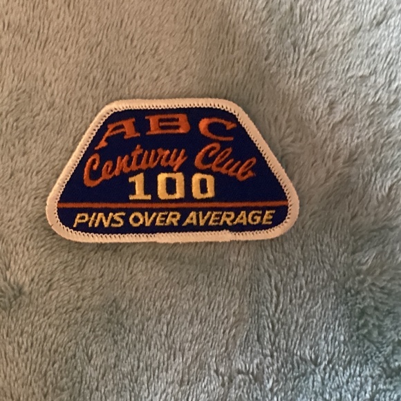 NEW Vintage ABC Century Club 100 Pins Over Average Bowling Patch Sew On - Picture 2 of 8